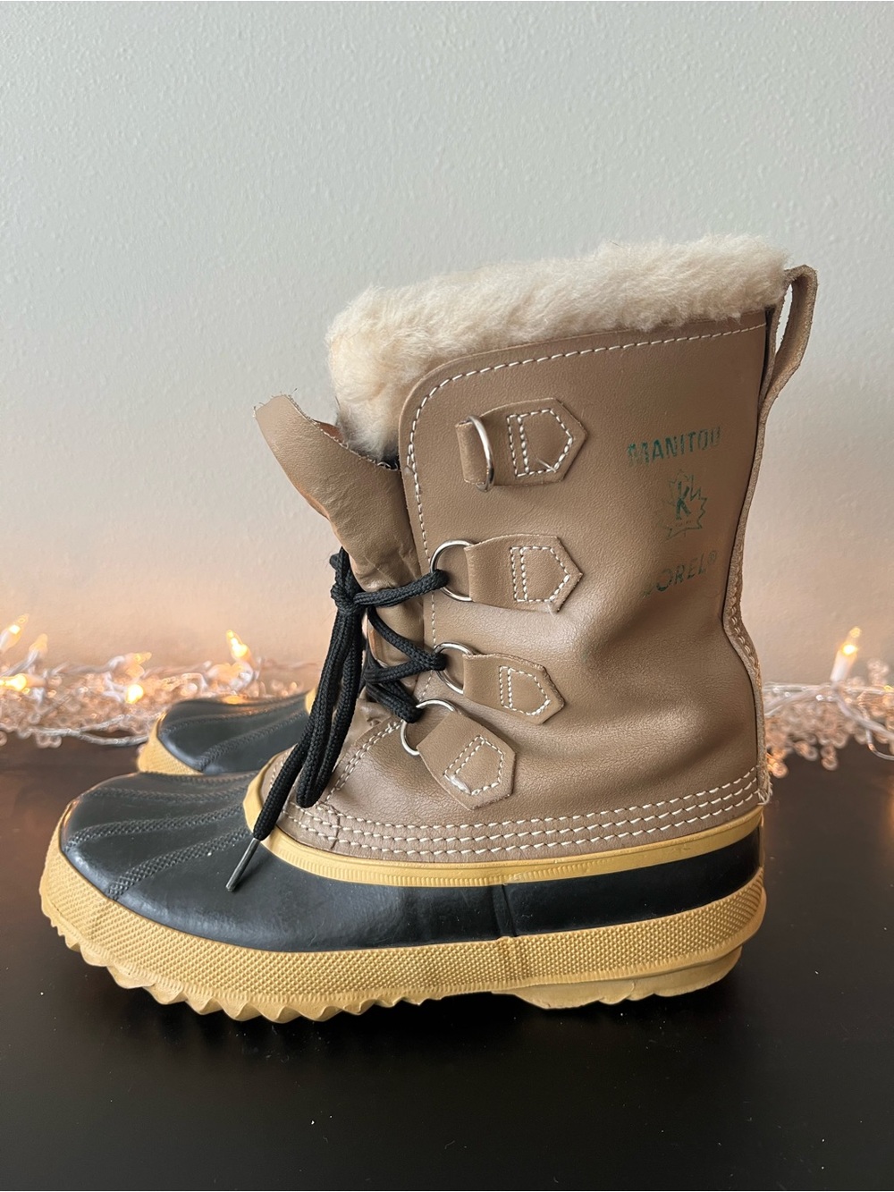 Women's Sorel Manitou Winter Boots Size 7 - Picture 4 of 11